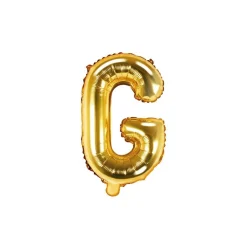 Folienballon Buchstabe "G" gold 35 cm