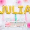 Folienballon Buchstabe "J" gold 35 cm