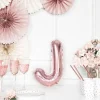 Folienballon Buchstabe "J" roségold 35 cm
