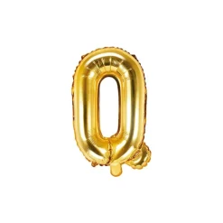 Folienballon Buchstabe "Q" gold 35 cm