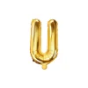 Folienballon Buchstabe "U" gold 35 cm
