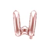 Folienballon Buchstabe "W" roségold 35 cm
