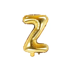 Folienballon Buchstabe "Z" gold 35 cm