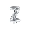 Folienballon Buchstabe "Z" silber 35 cm