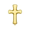 Folienballon goldenes Kreuz 74,5 x 103,5 cm