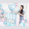 Folienballon Herz "Mom to be" hellblau 35cm
