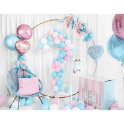 Folienballon Herz "Mom to be" hellblau 35cm