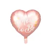 Folienballon Herz "Mom to be" rosa 35cm