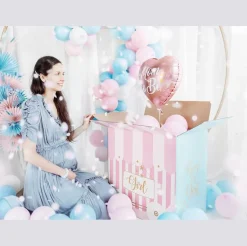 Folienballon Herz "Mom to be" rosa 35cm