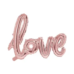 Folienballon "Love" roségold