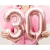 Folienballon Set 30. Geburtstag roségold