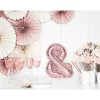 Folienballon "&" Zeichen roségold 34 cm