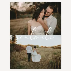 Fotocollage Geschenk "Soulmate" als Download oder Druck