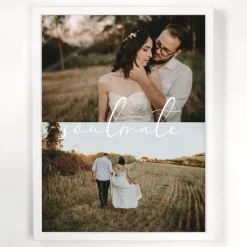Fotocollage Geschenk "Soulmate" als Download oder Druck