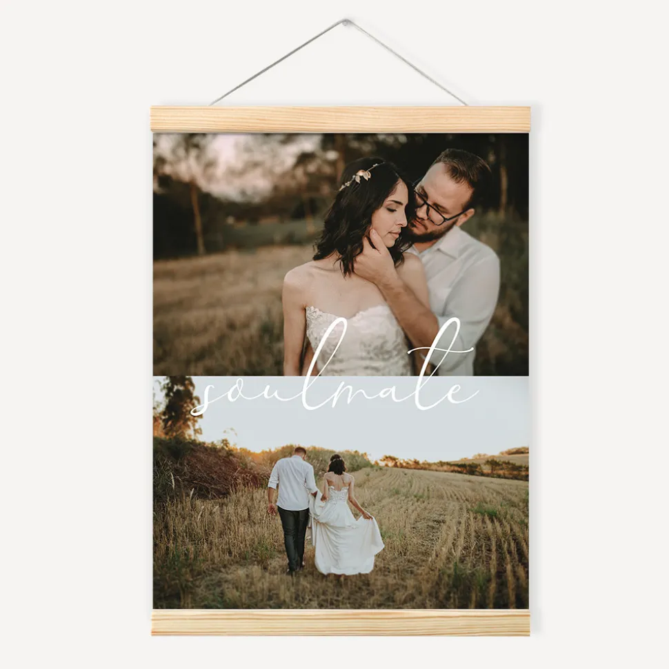 Fotocollage Geschenk "Soulmate" als Download oder Druck