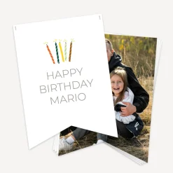 Fotogirlande Geburtstag