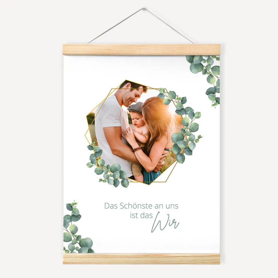 Fotoposter "Eukalyptus Geometrie" als Download oder Druck