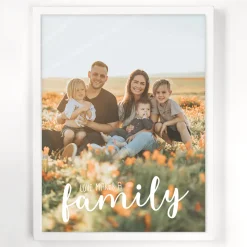 Fotoposter "Love makes a familiy" als Download oder Druck