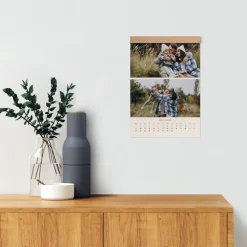 Foto Wandkalender 2026 A4 hoch inkl. Holzleiste