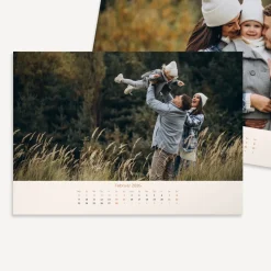 Foto Wandkalender 2026 A4 quer inkl. Holzleiste