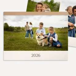 Foto Wandkalender 2026 A3 quer inkl. Holzleiste