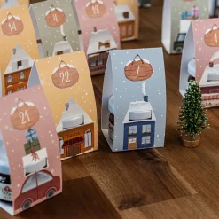 Frühstück Adventskalender mit Honig + Konfitüre inkl. Geschenktäschchen