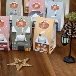 Frühstück Adventskalender mit Honig + Konfitüre inkl. Geschenktäschchen