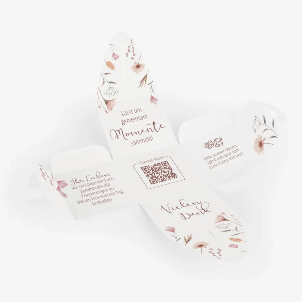 Gastgeschenk Anzuchtset Box "Wild Flowers"