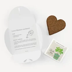 Gastgeschenk Anzuchtset Herz 