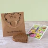Gastgeschenk Anzuchtset Herz "Herz Notiz"