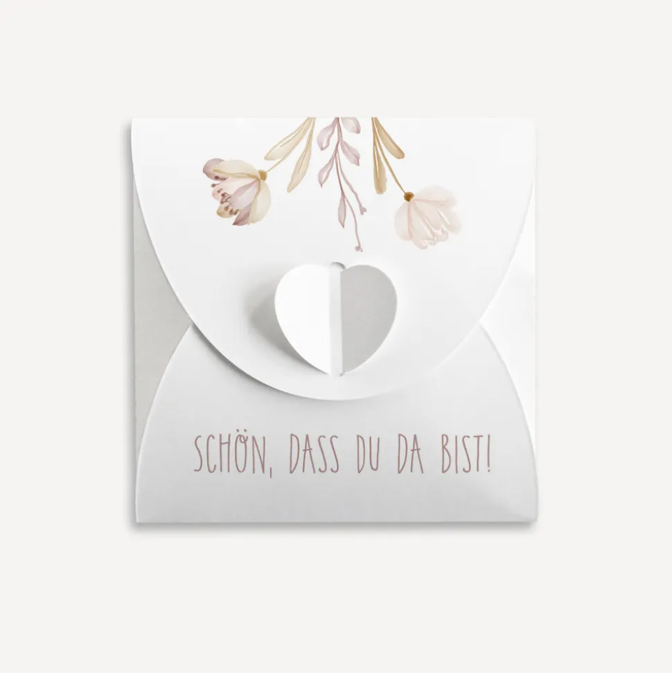 Gastgeschenk Anzuchtset Herz "Natur"