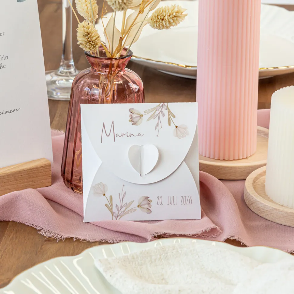 Gastgeschenk Anzuchtset Herz "Natur"