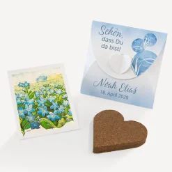 Gastgeschenk Anzuchtset Herz "Fische klassisch"