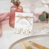Gastgeschenk Aufsteller mit Tütchen "Wildromantische Blüten"