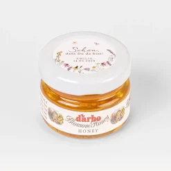 Gastgeschenk Blütenhonig mit Aufkleber