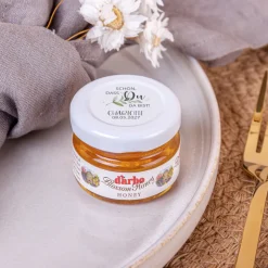 Gastgeschenk Blütenhonig mit Aufkleber "Green Magic"