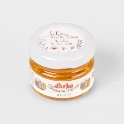 Gastgeschenk Blütenhonig mit Aufkleber "Wild Flowers"