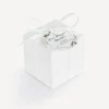 Gastgeschenk Box + Anhänger "Aquarell Eukalyptus Zweige"