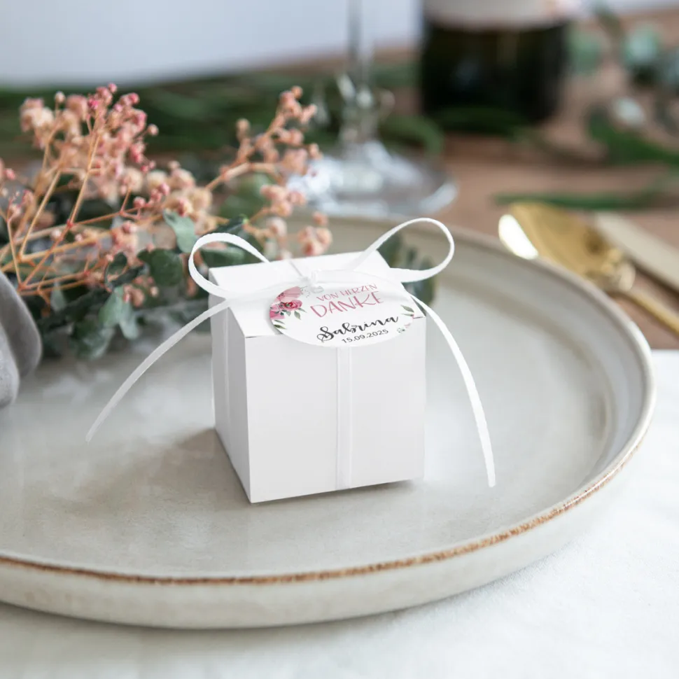 Gastgeschenk Box + Anhänger "Bohemian Summer"