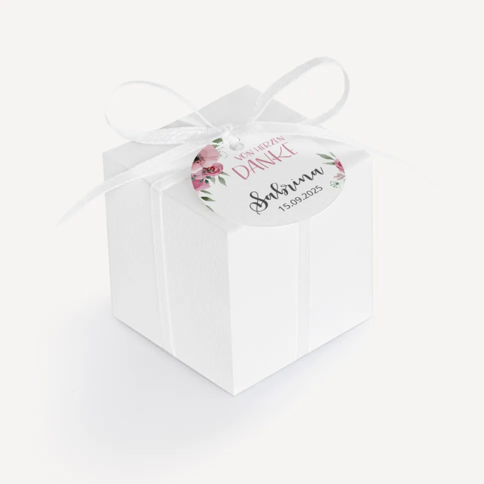 Gastgeschenk Box + Anhänger "Bohemian Summer"