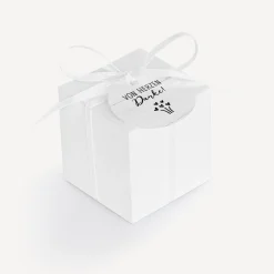 Gastgeschenk Box + Anhänger "Doodle"