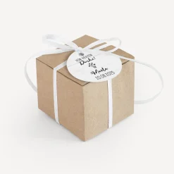 Gastgeschenk Box + Anhänger "Doodle"