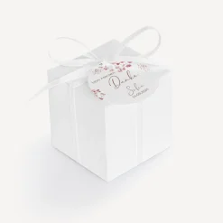 Gastgeschenk Box + Anhänger "Trockenblumen Blush"