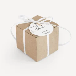 Gastgeschenk Box + Anhänger "Trockengras"