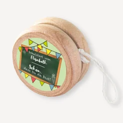 Gastgeschenk Einschulung Jojo + Aufkleber 