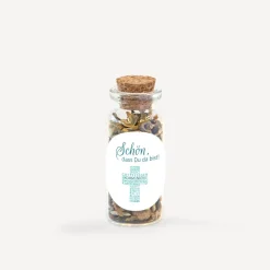 Gastgeschenk Mini Glasröhrchen mit Aufkleber Kommunion Junge 