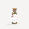 Gastgeschenk Mini Glasröhrchen mit Aufkleber "Bohemian Summer"