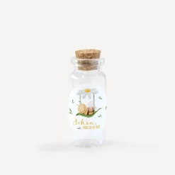 Gastgeschenk Mini Glasröhrchen mit Aufkleber "Biene im Traumland"