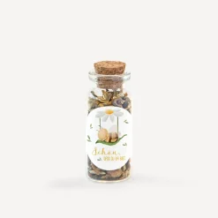 Gastgeschenk Mini Glasröhrchen mit Aufkleber