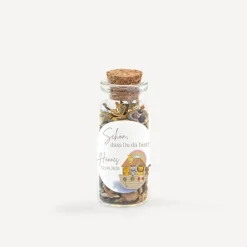 Gastgeschenk Mini Glasröhrchen mit Aufkleber
